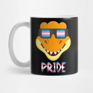 T-Rex Transgender Flag Lgbt Mug